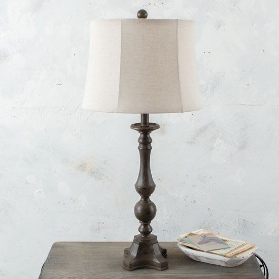 Simplistic Rustic Table Lamp